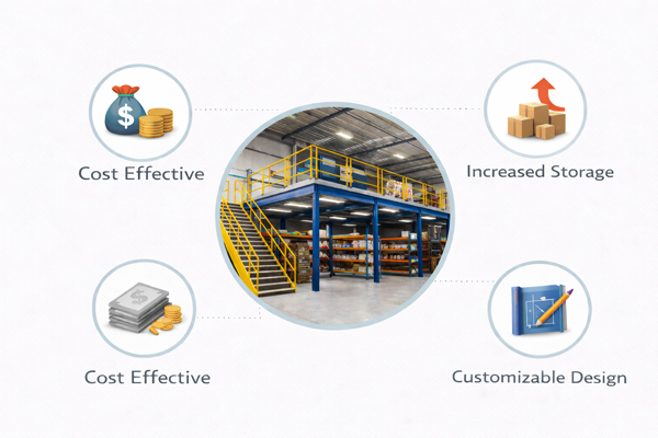 mezzanine floor solution for small business warehouse